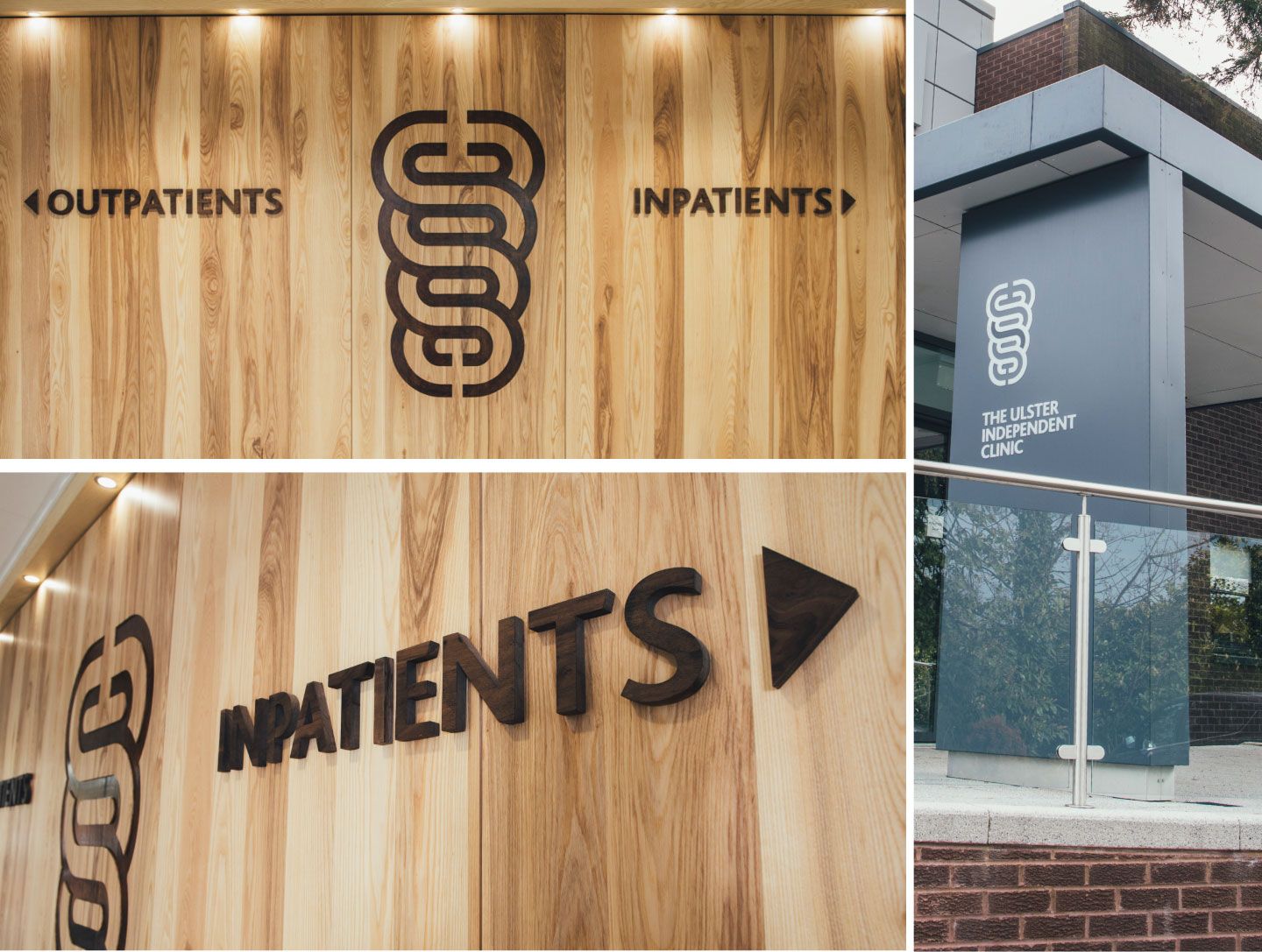 ulster independent clinic branding and web design signage
